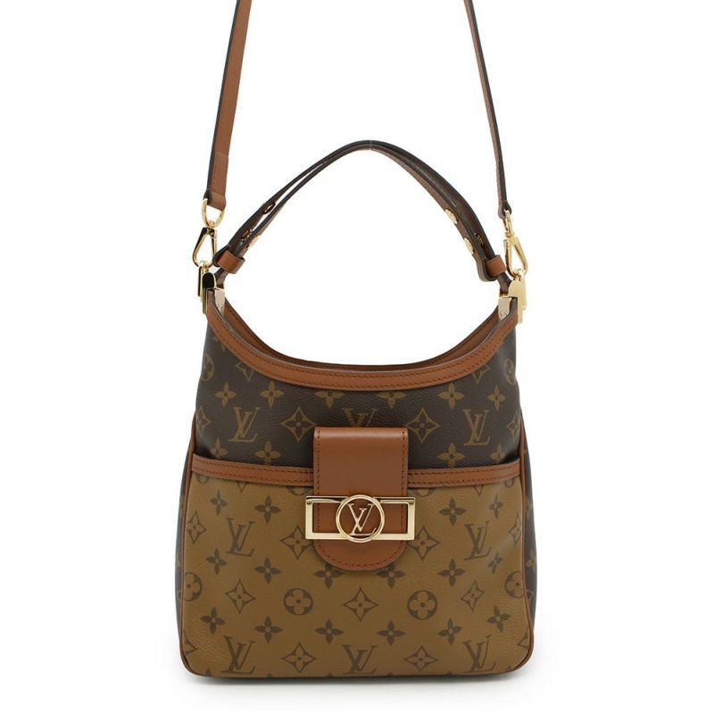 ルイヴィトン ショルダーバッグ モノグラム・リバース ホーボー・ドーフィーヌ M45194 LOUIS VUITTON 3wayバッグ