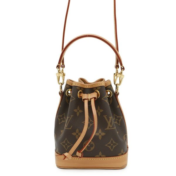 ルイヴィトン ハンドバッグ モノグラム ナノ・ノエ M81266 LOUIS VUITTON 2wayショルダーバッグ