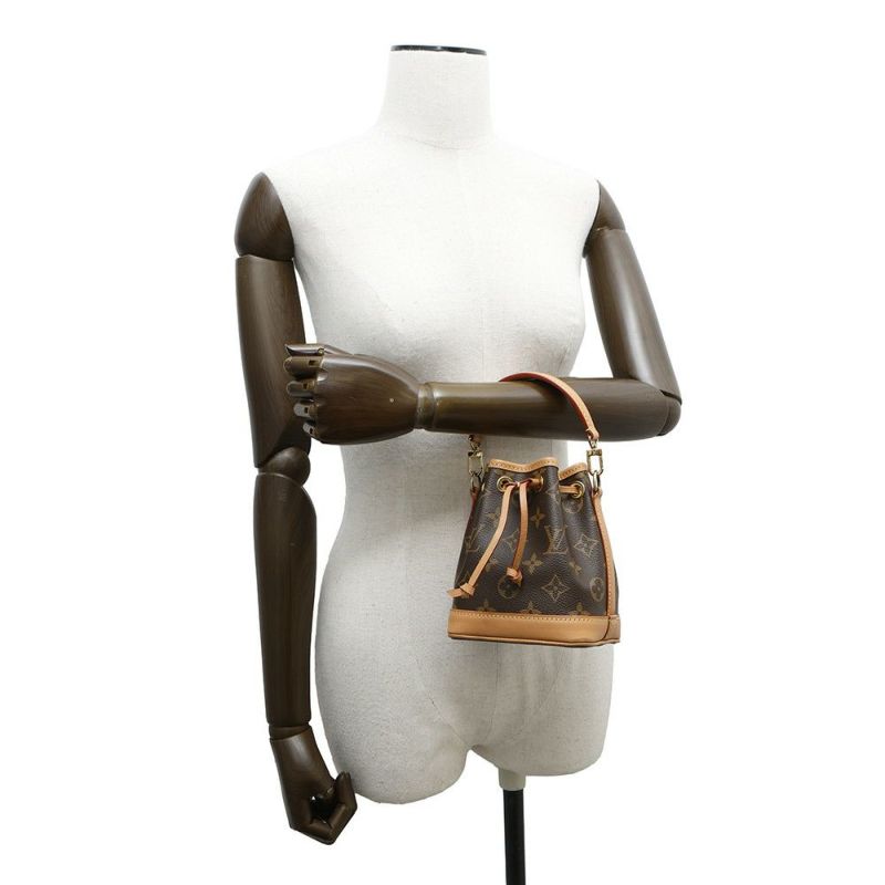 ルイヴィトン ハンドバッグ モノグラム ナノ・ノエ M81266 LOUIS VUITTON 2wayショルダーバッグ