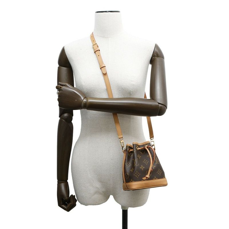 ルイヴィトン ハンドバッグ モノグラム ナノ・ノエ M81266 LOUIS VUITTON 2wayショルダーバッグ