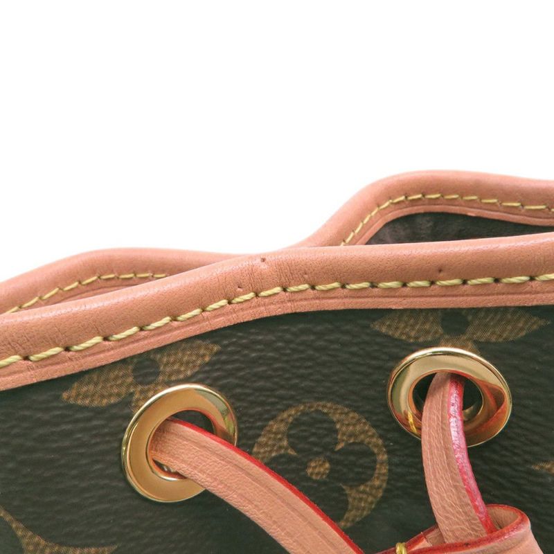 ルイヴィトン ハンドバッグ モノグラム ナノ・ノエ M81266 LOUIS VUITTON 2wayショルダーバッグ
