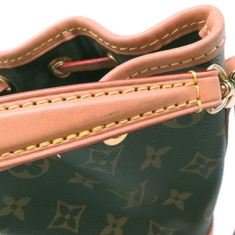ルイヴィトン ハンドバッグ モノグラム ナノ・ノエ M81266 LOUIS VUITTON 2wayショルダーバッグ