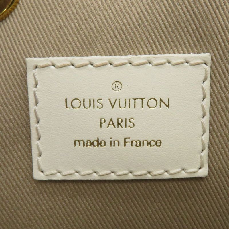 ルイヴィトン ショルダーバッグ モノグラム コットン バイ・ザ・プール ネオ ノエ MM M22852 LOUIS VUITTON ベージュ 白