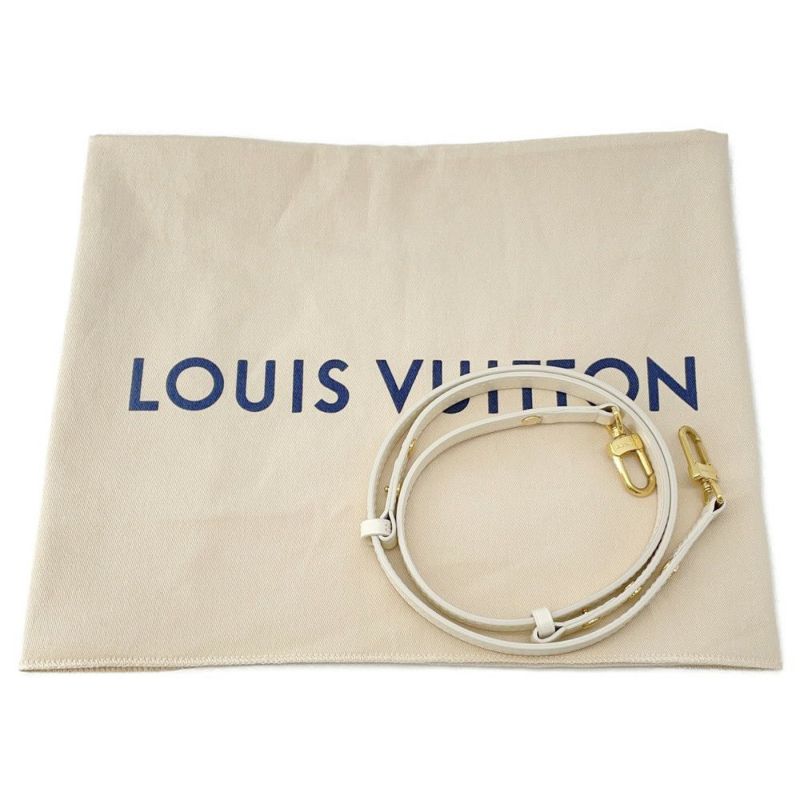 ルイヴィトン ショルダーバッグ モノグラム コットン バイ・ザ・プール ネオ ノエ MM M22852 LOUIS VUITTON ベージュ 白