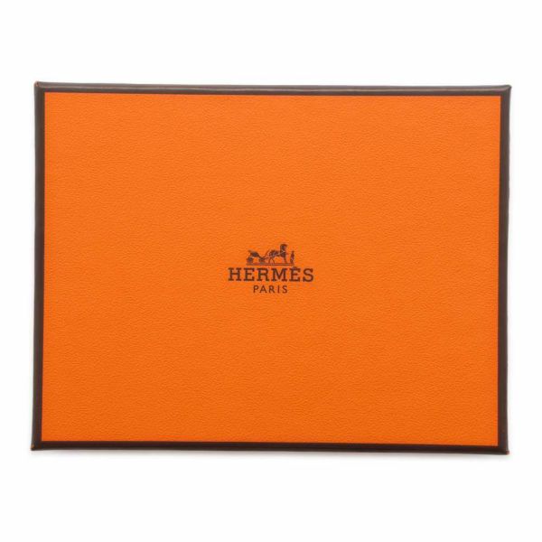 エルメス 4連キーケース ベアン エトゥープ/シルバー金具 ヴォーエプソン W刻印 HERMES キーケース