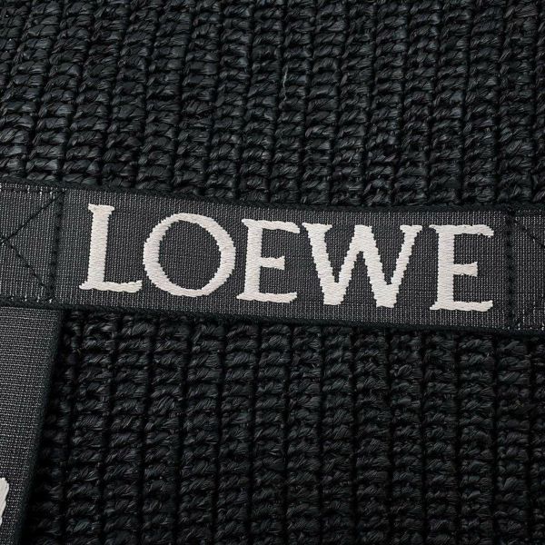 ロエベ トートバッグ フォールドショッパー ラフィア B507X23X10 LOEWE バッグ 黒