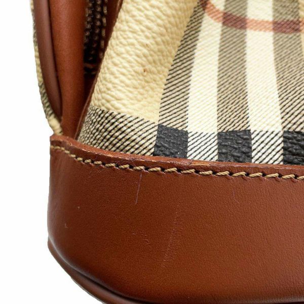 バーバリー リュック ノバチェック レザー BURBERRY バッグ リュックサック