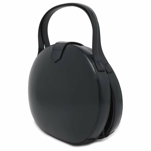 ロエベ ハンドバッグ ヴィンテージ ラウンド レザー LOEWE バッグ ネイビー