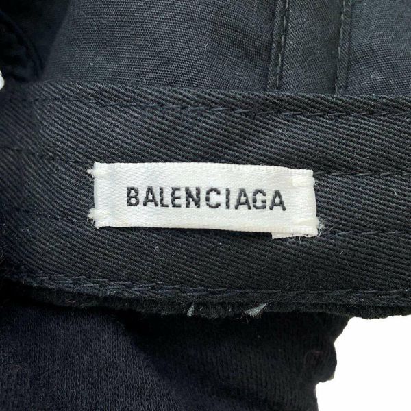 バレンシアガ キャップ ロゴ コットン サイズ58 BALENCIAGA 帽子 黒