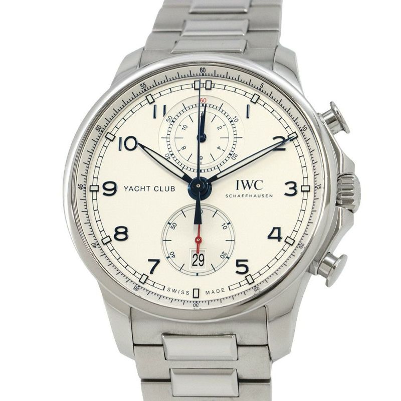 IWC ポルトギーゼ・ヨットクラブ・クロノグラフ IW390702 腕時計 シルバー文字盤