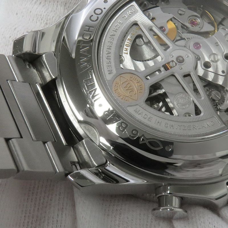 IWC ポルトギーゼ・ヨットクラブ・クロノグラフ IW390702 腕時計 シルバー文字盤