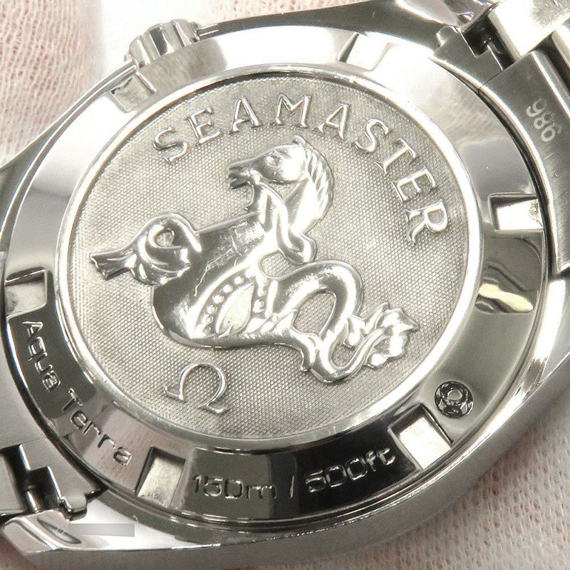 オメガ シーマスター アクアテラ デイト 231.10.39.61.02.001 OMEGA 腕時計 シルバー文字盤