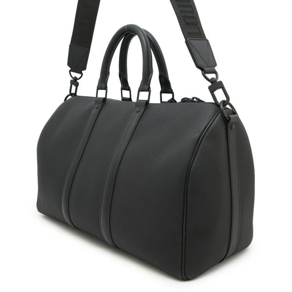 ルイヴィトン ボストンバッグ キーポル・バンドリエール40 M57088 2wayショルダー LOUIS VUITTON 黒 ブラック