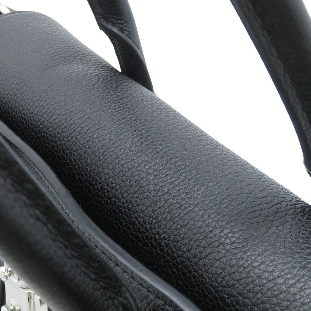 ルイヴィトン トートバッグ ミレジム・カーフレザー ジョルジュ・トートMM M23153 2wayショルダー 黒 ブラック