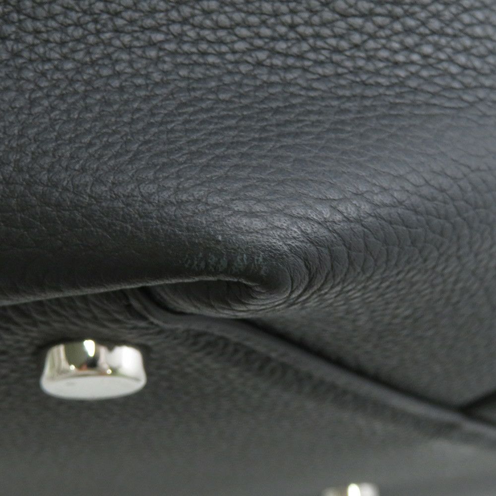 ルイヴィトン トートバッグ ミレジム・カーフレザー ジョルジュ・トートMM M23153 2wayショルダー 黒 ブラック