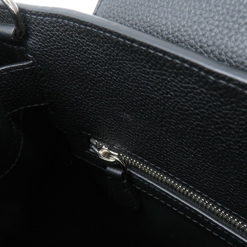 ルイヴィトン トートバッグ ミレジム・カーフレザー ジョルジュ・トートMM M23153 2wayショルダー 黒 ブラック