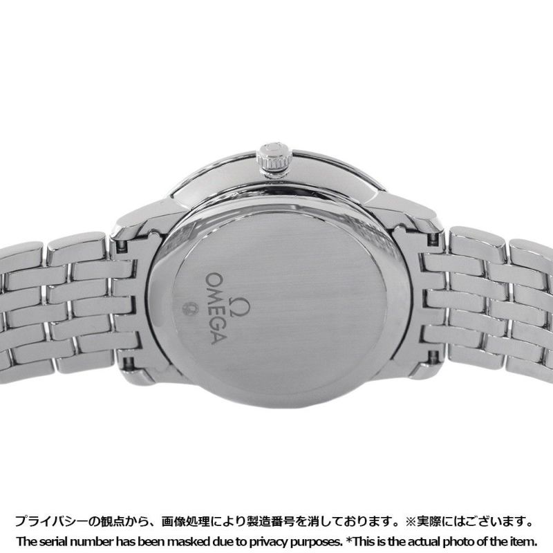 オメガ デヴィル プレステージ 424.10.37.20.02.001 OMEGA 腕時計 シルバー文字盤
