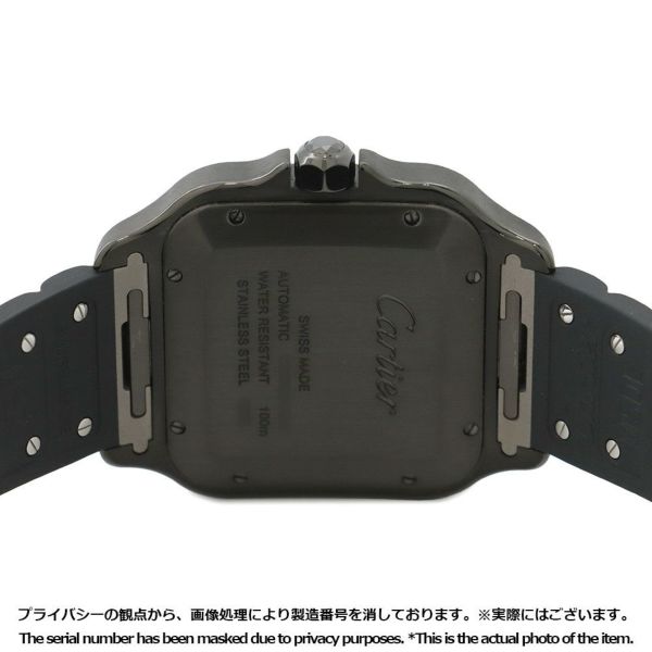 カルティエ サントス ドゥ カルティエ LM WSSA0039 Cartier 腕時計 黒文字盤