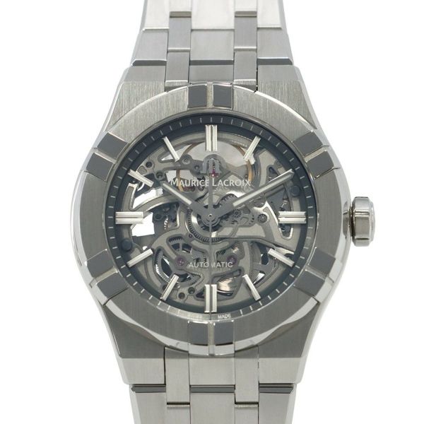 モーリスラクロア アイコン オートマティック スケルトン AI6007-SS002-030-1 ダークグレー文字盤
