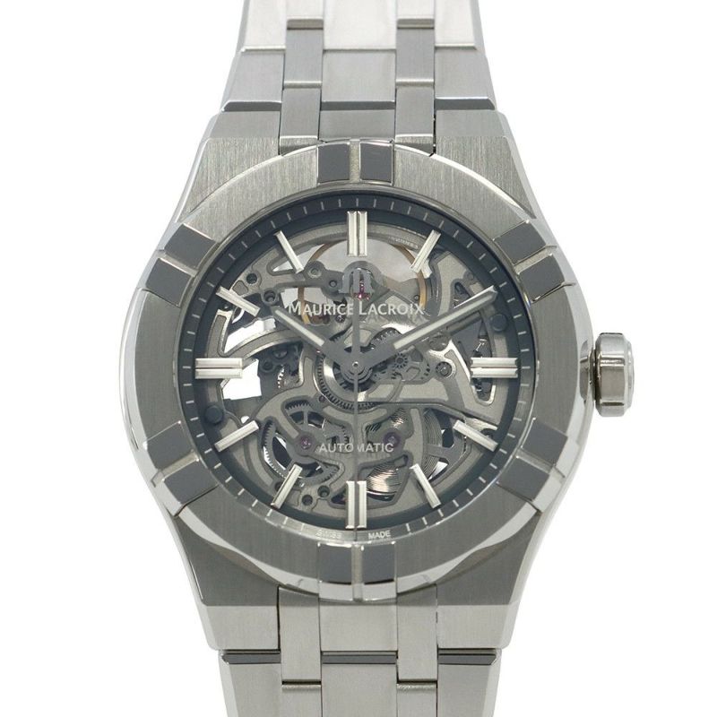 モーリスラクロア アイコン オートマティック スケルトン AI6007-SS002-030-1 ダークグレー文字盤