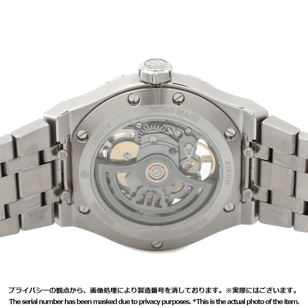 モーリスラクロア アイコン オートマティック スケルトン AI6007-SS002-030-1 ダークグレー文字盤