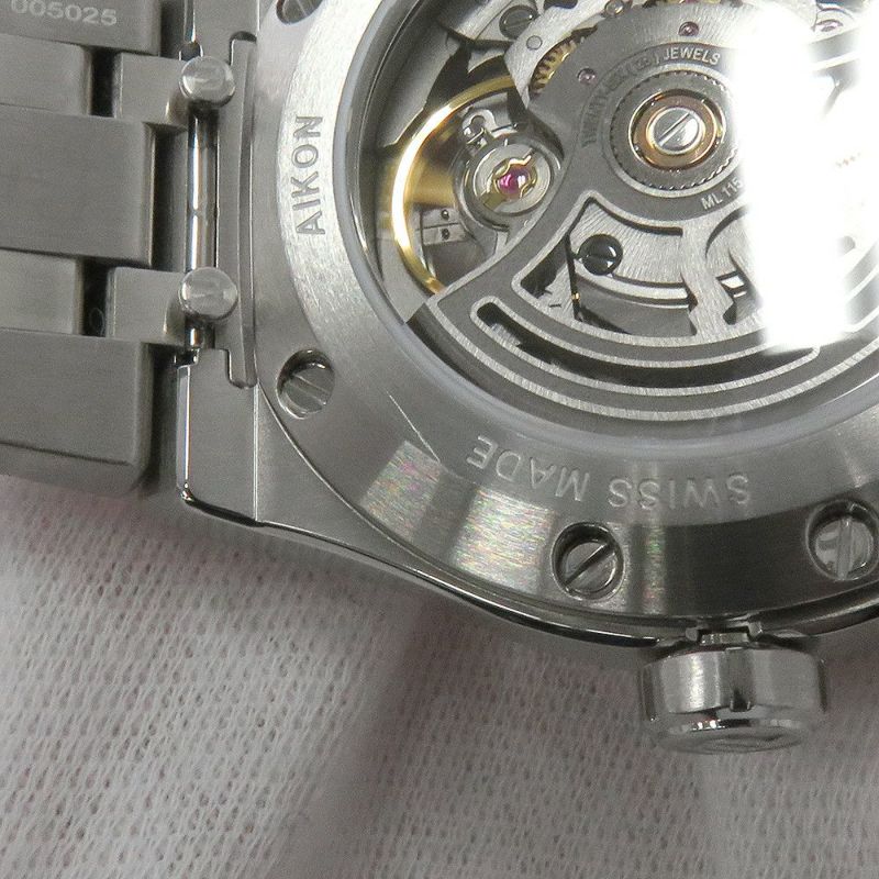 モーリスラクロア アイコン オートマティック スケルトン AI6007-SS002-030-1 ダークグレー文字盤