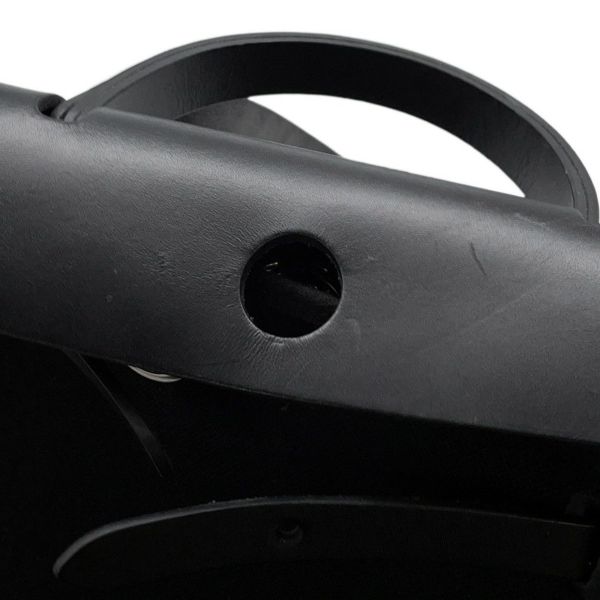 エルメス エールバッグジップPM ルトゥルネ ブラック/シルバー金具 トワルミリタリー/ヴァッシュハンター B刻印 黒