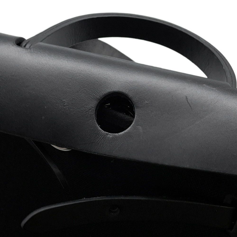 エルメス エールバッグジップPM ルトゥルネ ブラック/シルバー金具 トワルミリタリー/ヴァッシュハンター B刻印 黒