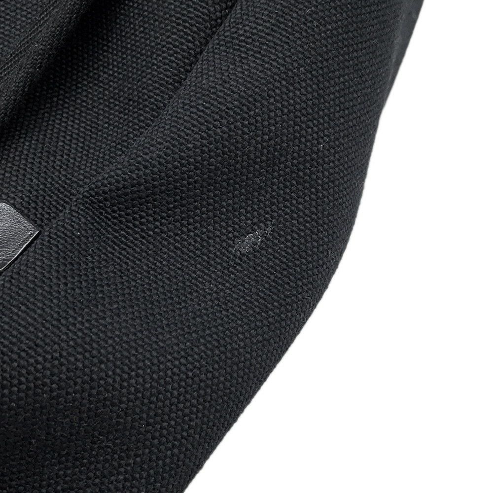 エルメス エールバッグジップPM ルトゥルネ ブラック/シルバー金具 トワルミリタリー/ヴァッシュハンター B刻印 黒