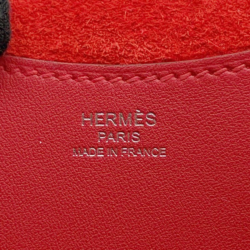 エルメス トートバッグ インザループ 18 ルージュラデュー/シルバー金具 トリヨンクレマンス/スイフト W刻印