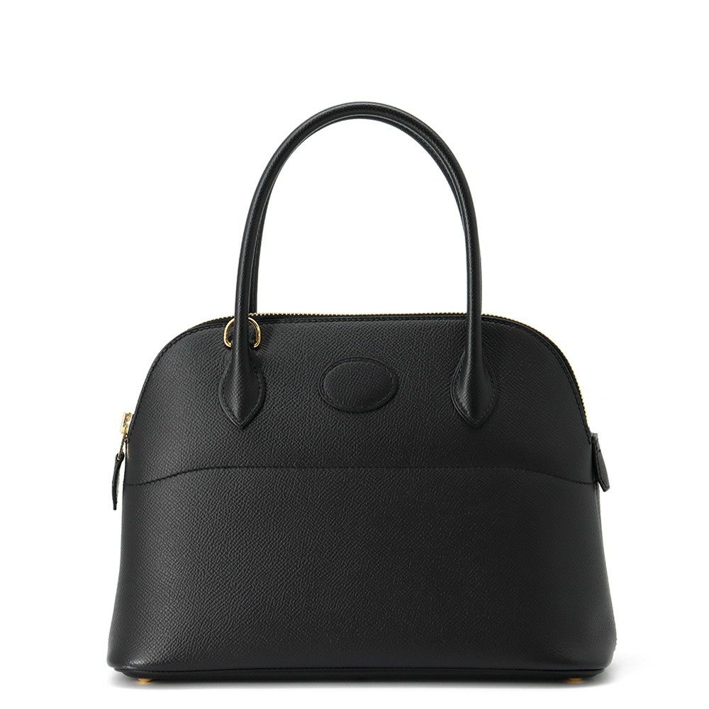 エルメス ハンドバッグ ボリード27 ブラック/ゴールド金具 エプソン Z刻印 2wayショルダー 黒