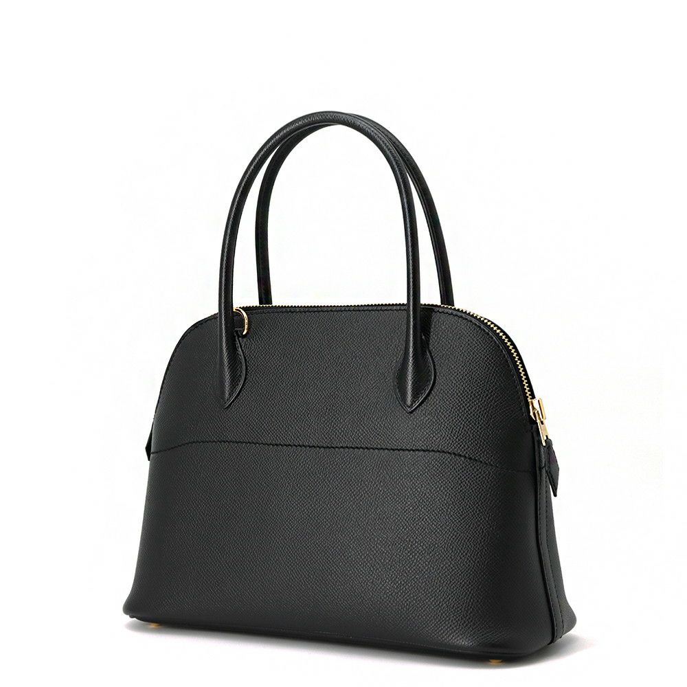 エルメス ハンドバッグ ボリード27 ブラック/ゴールド金具 エプソン Z刻印 2wayショルダー 黒