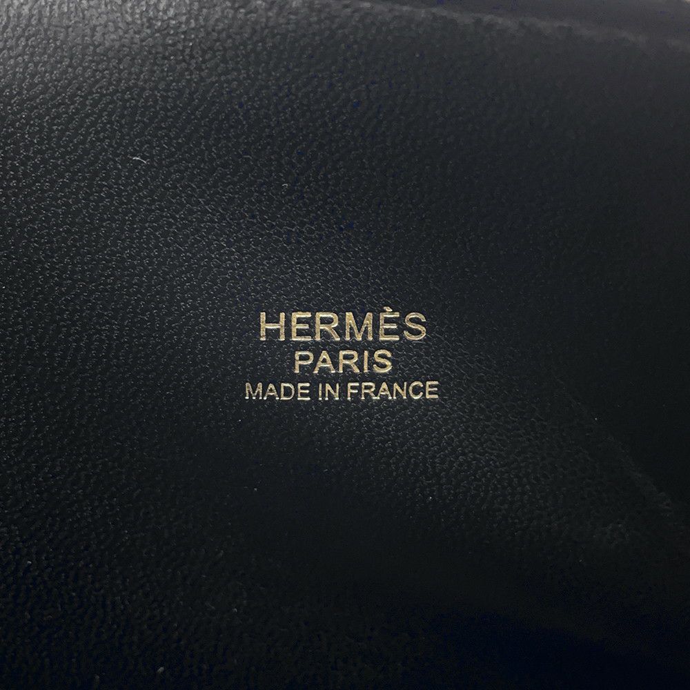 エルメス ハンドバッグ ボリード27 ブラック/ゴールド金具 エプソン Z刻印 2wayショルダー 黒