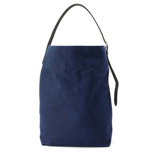 エルメス トートバッグ エトリヴィエール ネイビー/ブラック/シルバー金具 トワルゴエラン/ヴァッシュハンター Y刻印