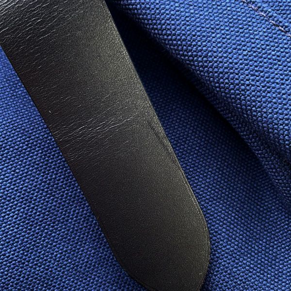 エルメス トートバッグ エトリヴィエール ネイビー/ブラック/シルバー金具 トワルゴエラン/ヴァッシュハンター Y刻印