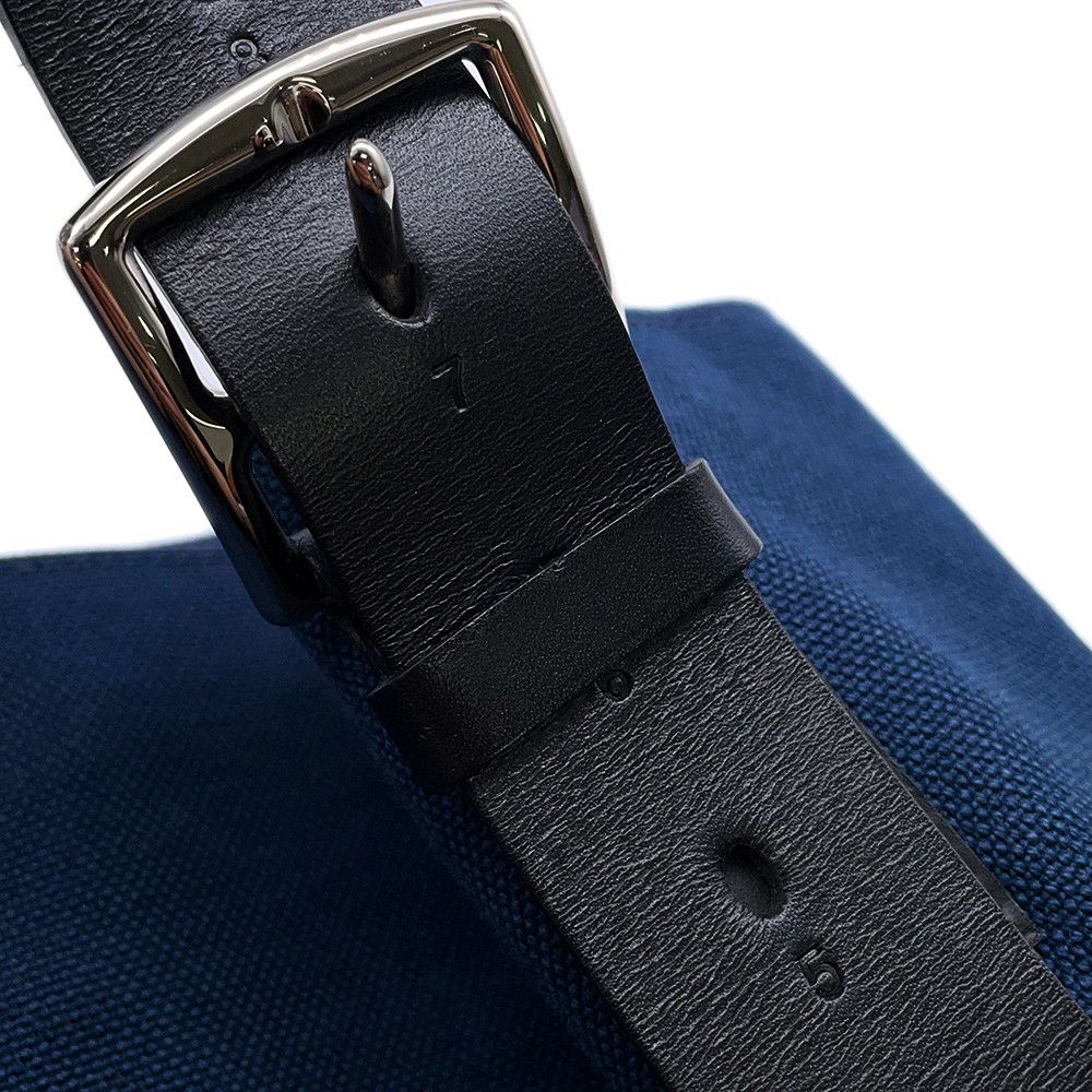 エルメス トートバッグ エトリヴィエール ネイビー/ブラック/シルバー金具 トワルゴエラン/ヴァッシュハンター Y刻印