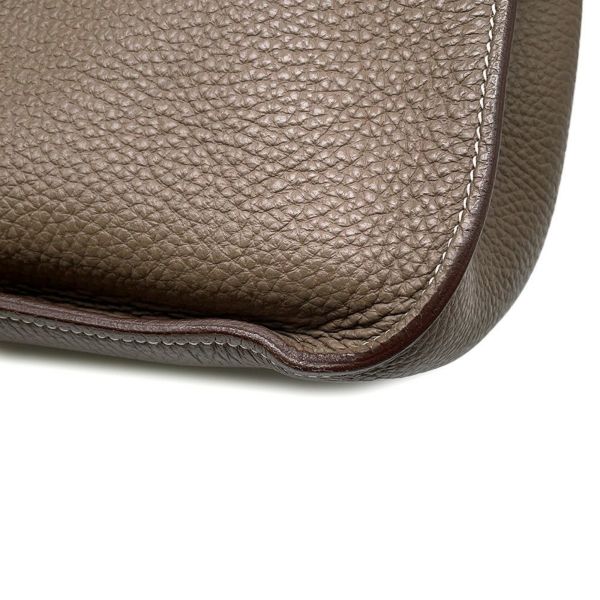 エルメス ショルダーバッグ ジプシエール34 エトゥープ/シルバー金具 トリヨンクレマンス □O刻印