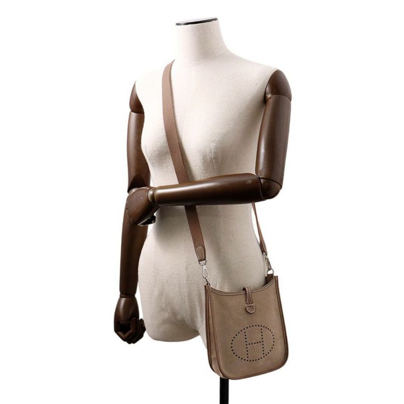 エルメス エブリンTPM アマゾン エトゥープ/シルバー金具 グリズリー/トリヨンクレマンス W刻印