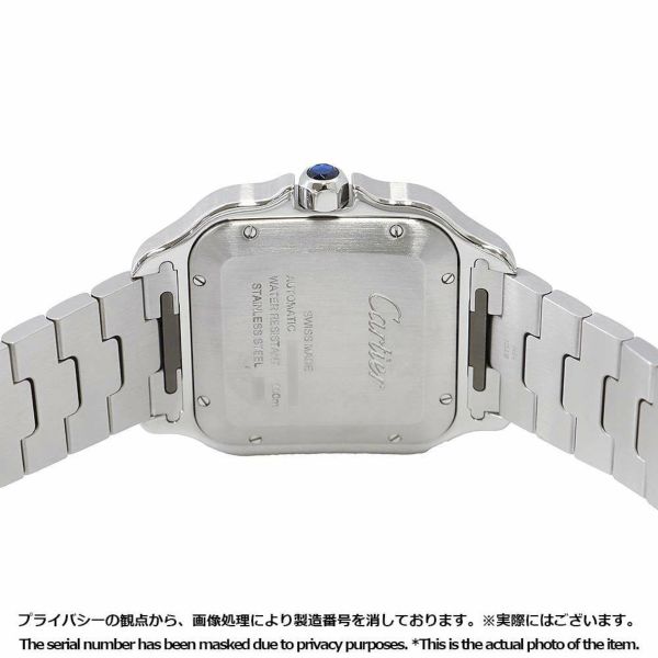 カルティエ サントス ドゥ カルティエ LM WSSA0047 Cartier 腕時計 シルバー文字盤