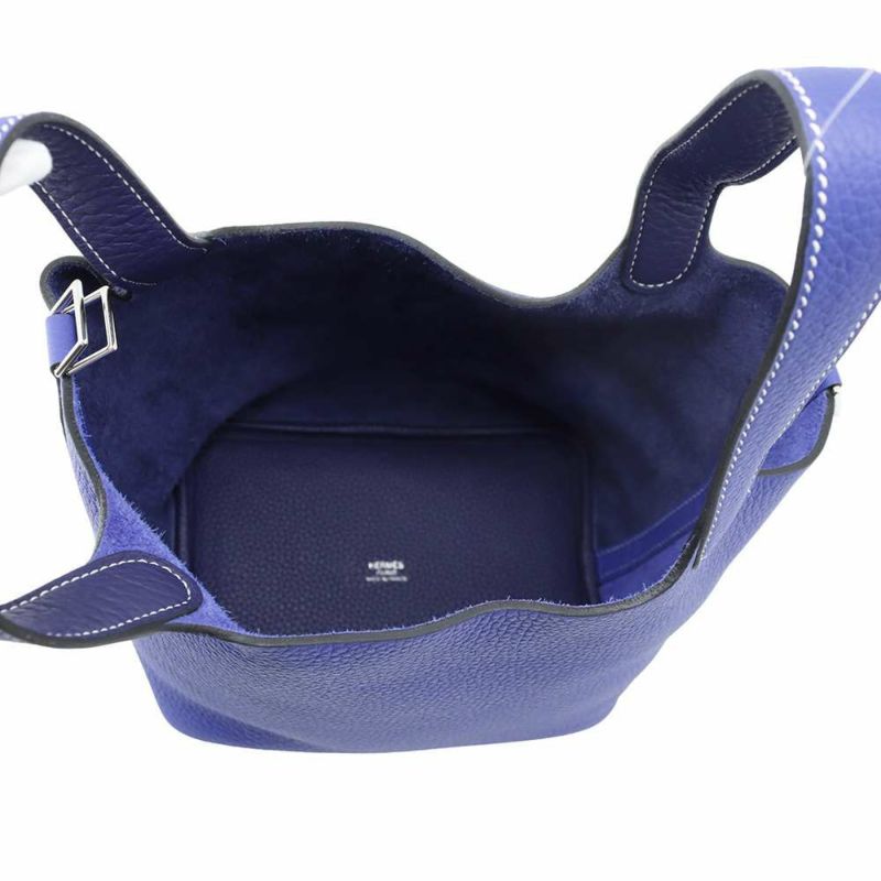 エルメス ピコタンロックPM カザック ブルーエレクトリック/ブルーアンクル/シルバー金具 トリヨンクレマンス Z刻印