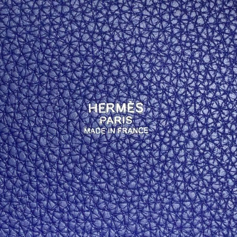 エルメス ピコタンロックPM カザック ブルーエレクトリック/ブルーアンクル/シルバー金具 トリヨンクレマンス Z刻印