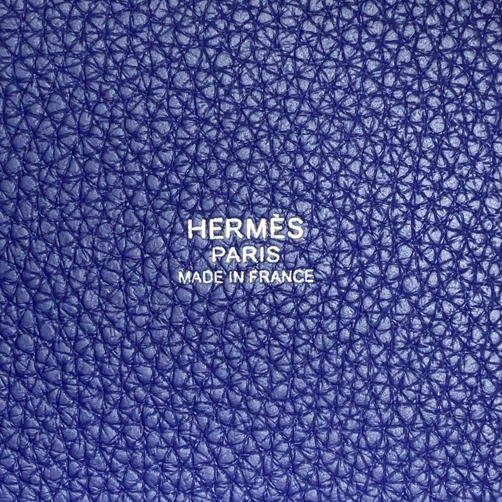 エルメス ピコタンロックPM カザック ブルーエレクトリック/ブルーアンクル/シルバー金具 トリヨンクレマンス Z刻印