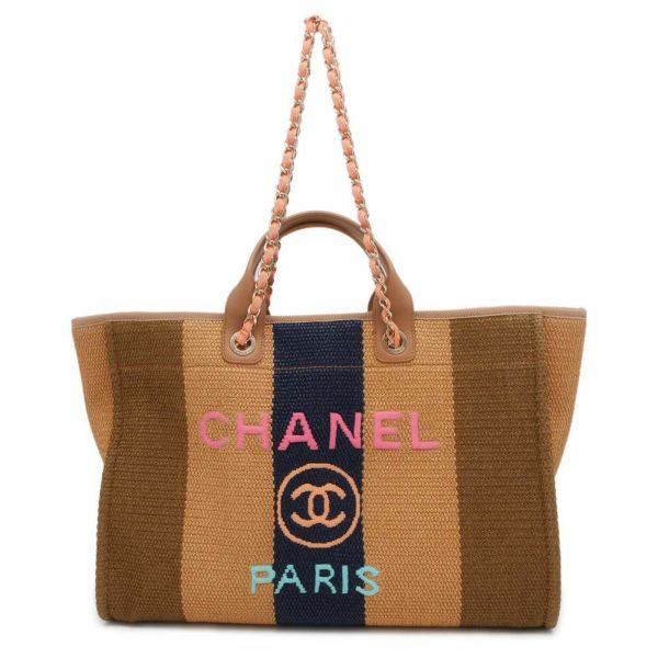 シャネル チェーントートバッグ ドーヴィルライン ショッピングバッグ ロゴ キャンバス CHANEL バッグ 安心保証 |  中古・新品ブランド販売ギャラリーレア公式通販