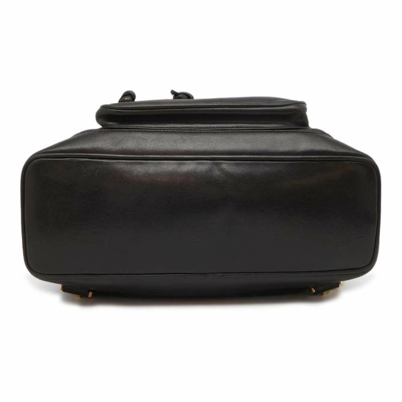 シャネル バックパック ココマーク マトラッセ チェーン CHANEL バッグ リュックサック 黒