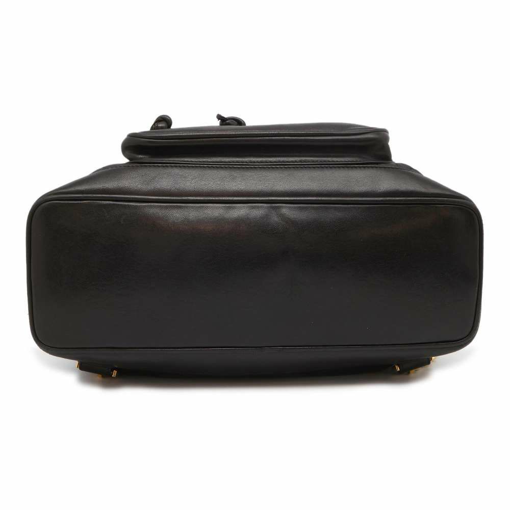 シャネル バックパック ココマーク マトラッセ チェーン CHANEL バッグ リュックサック 黒