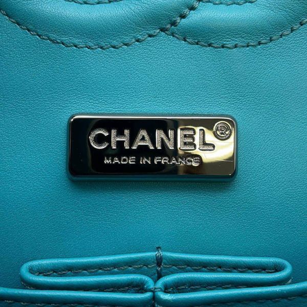 シャネル チェーンショルダーバッグ ココマーク パイソン CHANEL ブルー