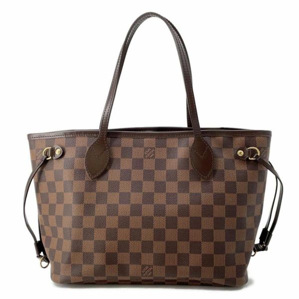 ルイヴィトン トートバッグ ダミエ・エベヌ ネヴァーフルPM N51109 LOUIS VUITTON ヴィトン バッグ