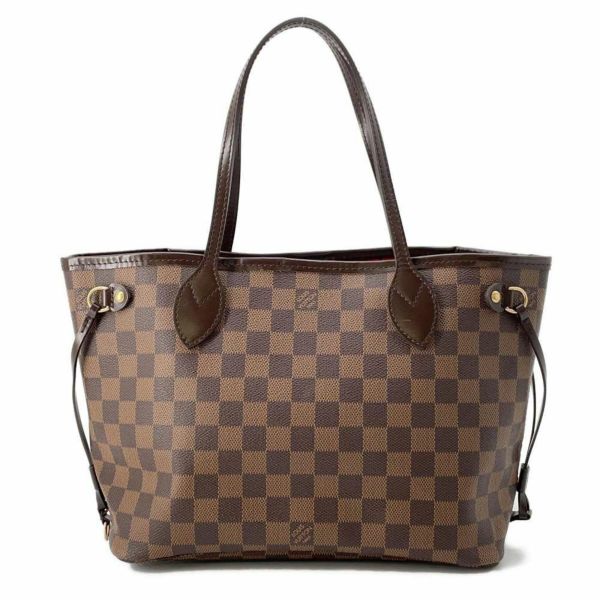 ルイヴィトン トートバッグ ダミエ・エベヌ ネヴァーフルPM N51109 LOUIS VUITTON ヴィトン バッグ