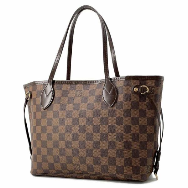 ルイヴィトン トートバッグ ダミエ・エベヌ ネヴァーフルPM N51109 LOUIS VUITTON ヴィトン バッグ