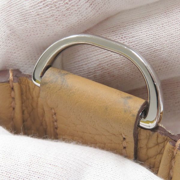 エルメス ショルダーバッグ エブリン3 PM ビスキュイ/シルバー金具 トリヨンクレマンス Z刻印 HERMES Evelyne